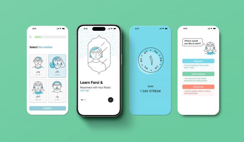 TÂK, Farsi language learning app - Image 2