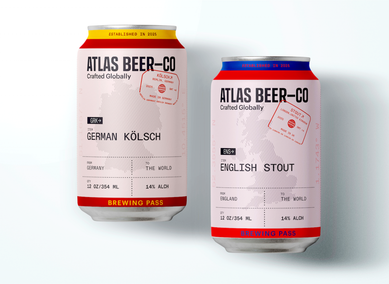 Atlas Beer Co Packaging - Image 1